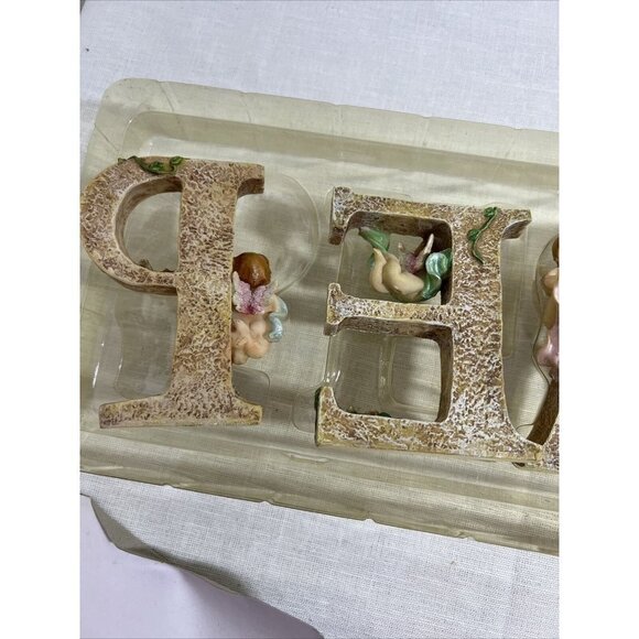 Classic Treasures Collectable PEACE 4” Letter Figurines Decor - Picture 6 of 11